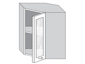 1.60.3у Шкаф настенный (h=720) угловой на 600мм со стекл. дверцей в Надыме - nadym.magazinmebel.ru | фото