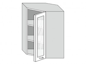 19.60.3у Шкаф настенный (h=913) угловой на 600мм со стекл. дверцей в Надыме - nadym.magazinmebel.ru | фото