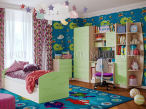 Детская комната Юниор-2 Салатовый в Надыме - nadym.magazinmebel.ru | фото