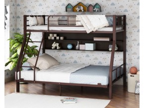 Двухъярусная кровать Гранада-1П 140 коричневый в Надыме - nadym.magazinmebel.ru | фото