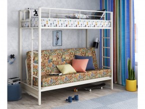 Двухъярусная кровать с диваном Мадлен Слоновая кость-марки в Надыме - nadym.magazinmebel.ru | фото