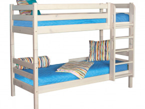 Двухъярусная кровать Соня с прямой лестницей Вариант 9 белая в Надыме - nadym.magazinmebel.ru | фото - изображение 2