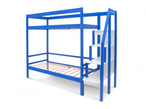 Двухъярусная кровать Svogen с бортиком синий в Надыме - nadym.magazinmebel.ru | фото - изображение 2