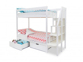 Двухъярусная кровать Svogen с ящиками белый в Надыме - nadym.magazinmebel.ru | фото - изображение 2