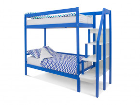 Двухъярусная кровать Svogen синий в Надыме - nadym.magazinmebel.ru | фото