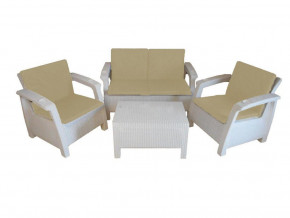Комплект уличной мебели Yalta Premium Terrace Set белый в Надыме - nadym.magazinmebel.ru | фото - изображение 1