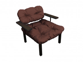 Кресло Дачное коричневая подушка в Надыме - nadym.magazinmebel.ru | фото - изображение 1