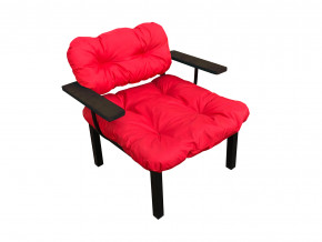 Кресло Дачное красная подушка в Надыме - nadym.magazinmebel.ru | фото