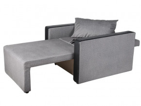 Кресло-кровать Милена с подлокотниками велюр серый в Надыме - nadym.magazinmebel.ru | фото - изображение 2