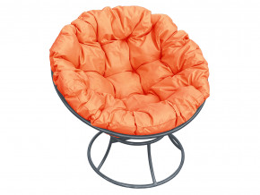 Кресло Папасан без ротанга оранжевая подушка в Надыме - nadym.magazinmebel.ru | фото - изображение 1