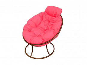 Кресло Папасан мини без ротанга розовая подушка в Надыме - nadym.magazinmebel.ru | фото - изображение 1