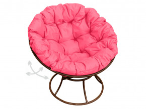 Кресло Папасан пружинка без ротанга розовая подушка в Надыме - nadym.magazinmebel.ru | фото