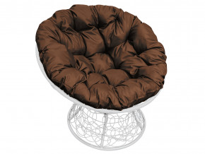 Кресло Папасан с ротангом коричневая подушка в Надыме - nadym.magazinmebel.ru | фото - изображение 1