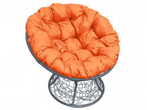 Кресло Папасан с ротангом оранжевая подушка в Надыме - nadym.magazinmebel.ru | фото - изображение 1