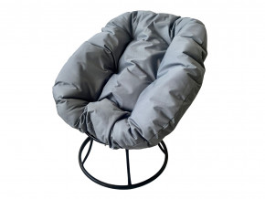 Кресло Пончик без ротанга серая подушка в Надыме - nadym.magazinmebel.ru | фото - изображение 1