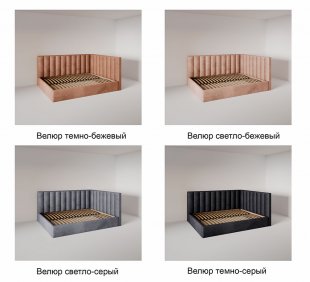 Кровать Вертикаль угловая 2.0 м с ортопедическим основанием в Надыме - nadym.magazinmebel.ru | фото - изображение 6