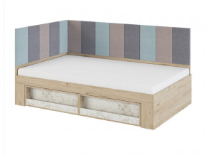 Кровать 1,2 с мягким элементом 1,2 и 2,0 Мод.2.3 в Надыме - nadym.magazinmebel.ru | фото