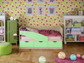 Кровать Бабочки 1600 Салатовый в Надыме - nadym.magazinmebel.ru | фото