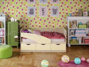 Кровать Бабочки 1600 Ваниль в Надыме - nadym.magazinmebel.ru | фото