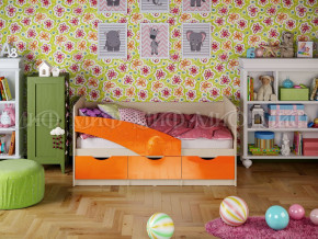 Кровать Бабочки 1800 Оранжевый металлик в Надыме - nadym.magazinmebel.ru | фото