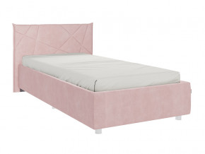 Кровать Бест 900 велюр нежно-розовый в Надыме - nadym.magazinmebel.ru | фото