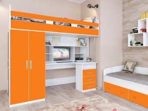 Кровать чердак Аракс винтерберг-оранжевый в Надыме - nadym.magazinmebel.ru | фото - изображение 1