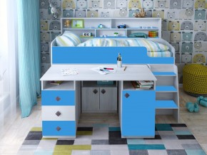 Кровать чердак Малыш-5 винтерберг-голубой в Надыме - nadym.magazinmebel.ru | фото