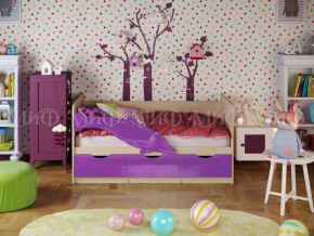 Кровать Дельфин-1 1800 Фиолетовый металлик в Надыме - nadym.magazinmebel.ru | фото