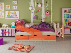 Кровать Дельфин 1600 Оранжевый металлик в Надыме - nadym.magazinmebel.ru | фото