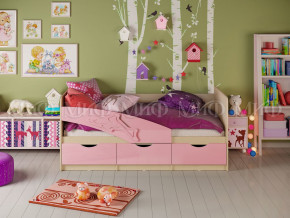 Кровать Дельфин 1600 Розовый металлик в Надыме - nadym.magazinmebel.ru | фото