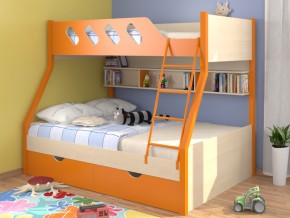 Кровать Дельта 20.02 оранжевая в Надыме - nadym.magazinmebel.ru | фото