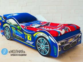 Кровать детская машина Молния в Надыме - nadym.magazinmebel.ru | фото