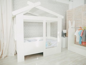 Кровать детская Теремок без ящика белая в Надыме - nadym.magazinmebel.ru | фото - изображение 1