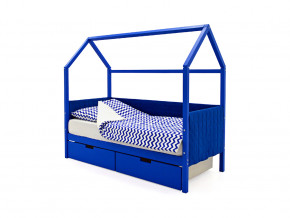 Кровать-домик мягкий Svogen с ящиками синий в Надыме - nadym.magazinmebel.ru | фото