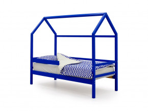 Кровать-домик Svogen с бортиком синий в Надыме - nadym.magazinmebel.ru | фото