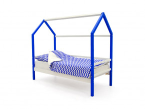 Кровать-домик Svogen сине-белый в Надыме - nadym.magazinmebel.ru | фото - изображение 1