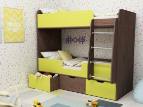Кровать двухъярусная Малыш двойняшка бодега-лайм в Надыме - nadym.magazinmebel.ru | фото - изображение 1