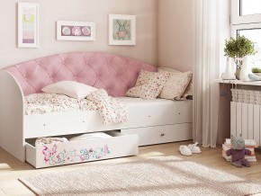Кровать Эльза Белый-розовый в Надыме - nadym.magazinmebel.ru | фото