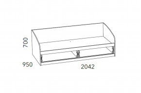 Кровать Фанк НМ 008.63 М1 900х2000 в Надыме - nadym.magazinmebel.ru | фото - изображение 2