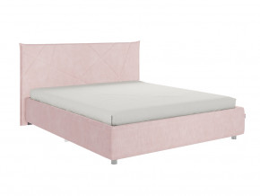 Кровать Квест 1600 велюр нежно-розовый в Надыме - nadym.magazinmebel.ru | фото