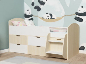 Кровать Малыш-7 Дуб-Белое дерево в Надыме - nadym.magazinmebel.ru | фото