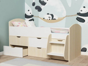 Кровать Малыш-7 Дуб-Белое дерево в Надыме - nadym.magazinmebel.ru | фото - изображение 3