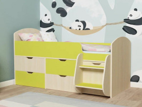 Кровать Малыш-7 Дуб-лайм в Надыме - nadym.magazinmebel.ru | фото