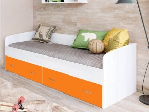 Кровать с выкатными ящиками Винтерберг, оранжевый в Надыме - nadym.magazinmebel.ru | фото