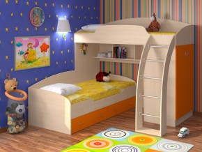 Кровать Соня 1+2 Оранжевый в Надыме - nadym.magazinmebel.ru | фото - изображение 1