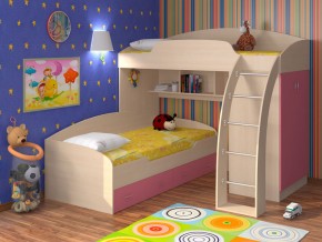 Кровать Соня 1+2 Розовый в Надыме - nadym.magazinmebel.ru | фото - изображение 1