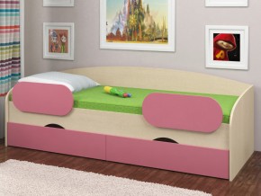 Кровать Соня 2 дуб молочный-розовый в Надыме - nadym.magazinmebel.ru | фото - изображение 2