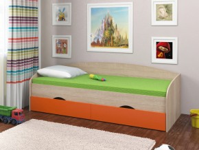 Кровать Соня 2 сонома-оранжевый в Надыме - nadym.magazinmebel.ru | фото