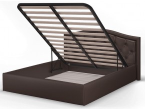 Кровать Стелла 1600 подъемная коричневая в Надыме - nadym.magazinmebel.ru | фото - изображение 2