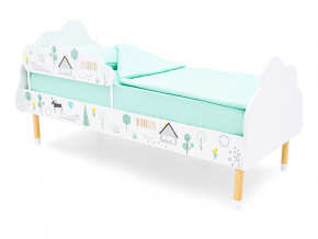 Кровать Stumpa Облако с бортиком рисунок Ферма в Надыме - nadym.magazinmebel.ru | фото